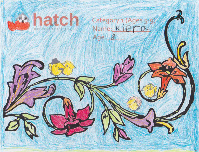 Hatch Online Mortgages Colouring Contest Age 8